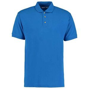 Kustom Kit Mens Workwear Heather Polo Shirt / Electric Blue